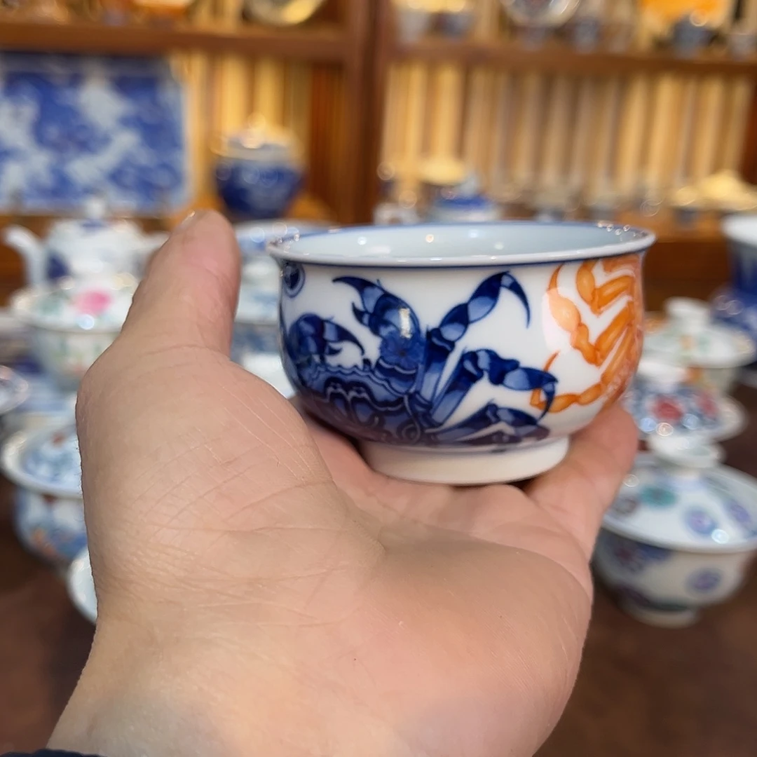 錡镇堂手工手绘绘杯