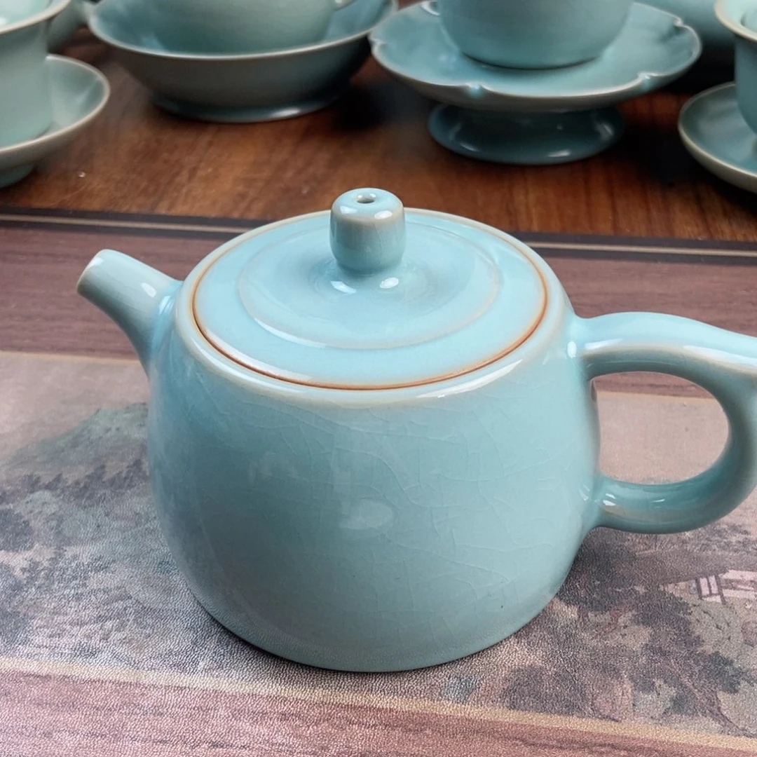 摆件原产地原矿汝瓷～茶器