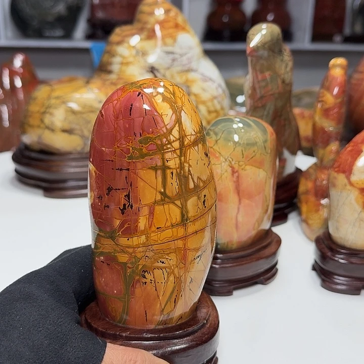 石材乳源彩石摆件