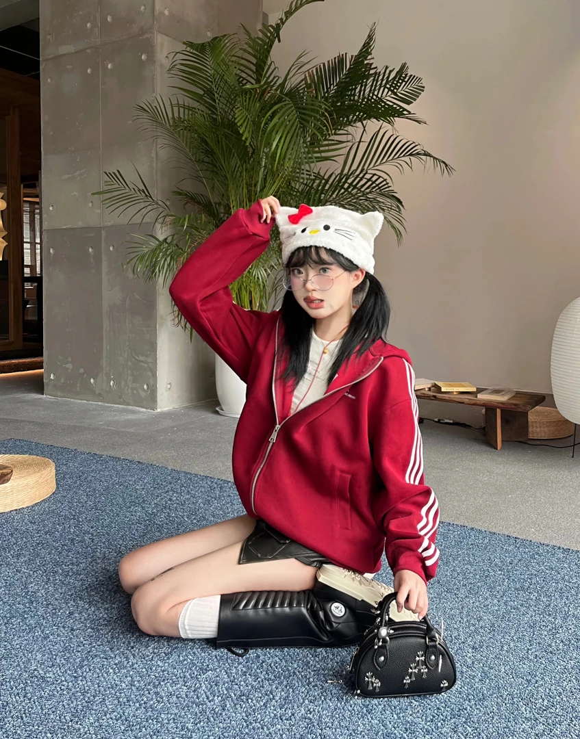 【恶魔角】带立体耳朵！连帽长袖女卫衣百搭韩版设计宽松好穿