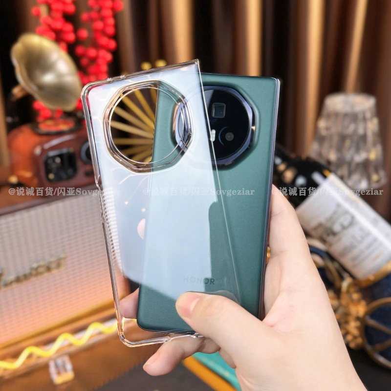 【超薄透明+裸机手感】适用于荣耀Magic V3手机壳防摔后盖折叠屏