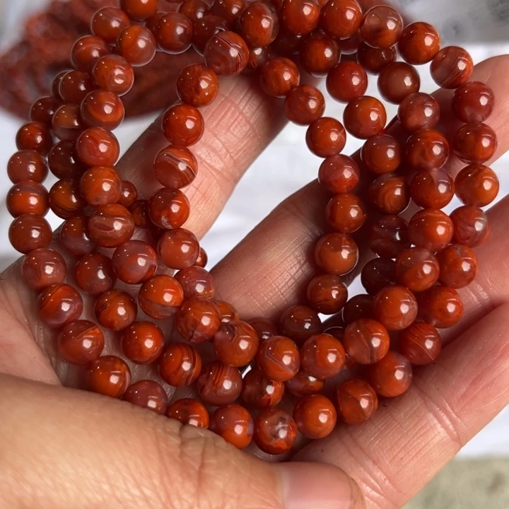 南红玛瑙未镶嵌手链