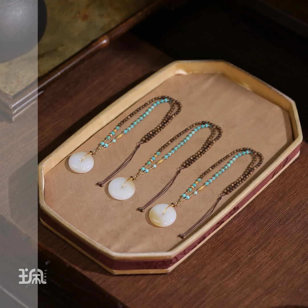 项链/棠卿|和田玉*18K金镶嵌CYB25011606多样性发其一