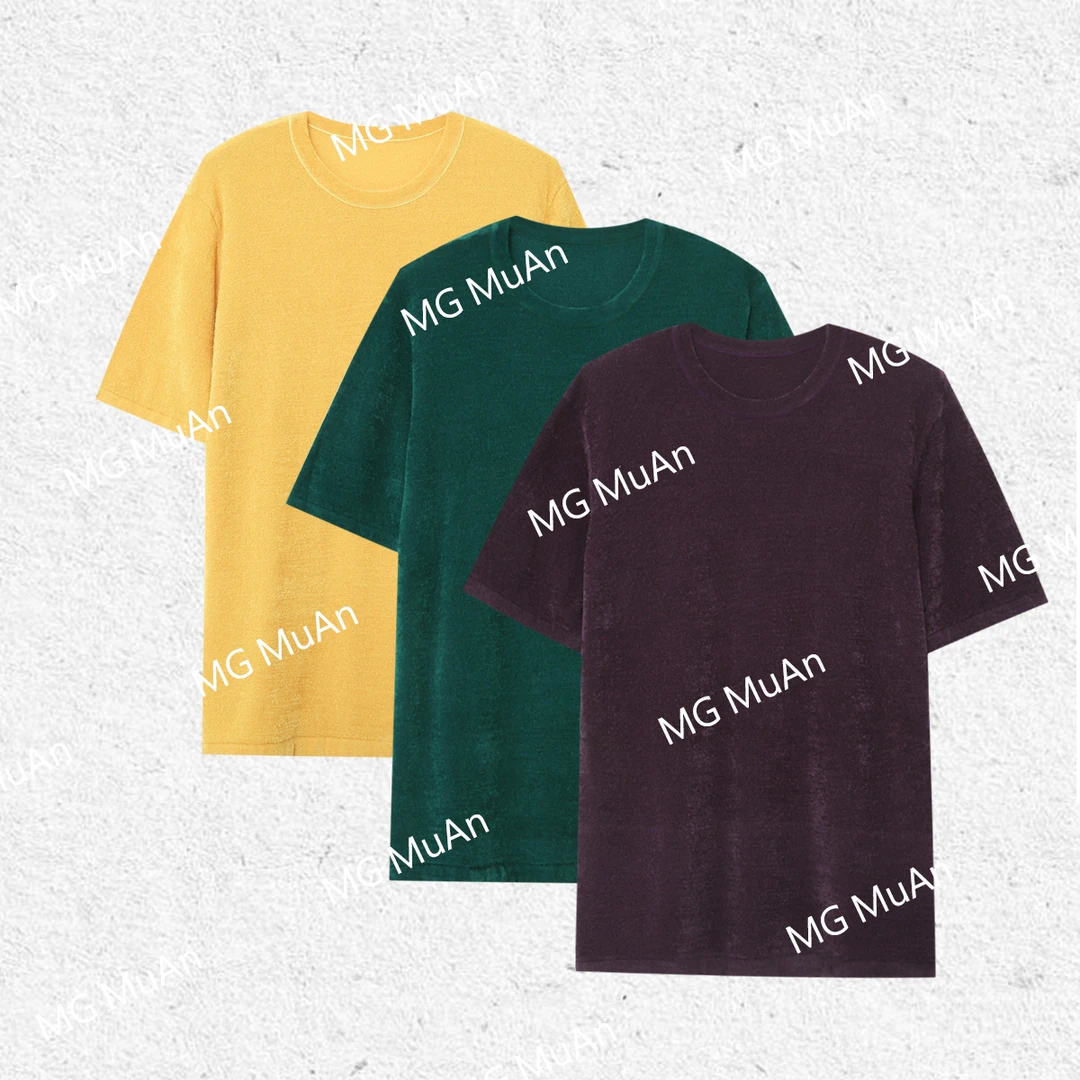 木岸【画展T】MUAN定制173克简约极简百搭短袖T恤上衣女DG3-109