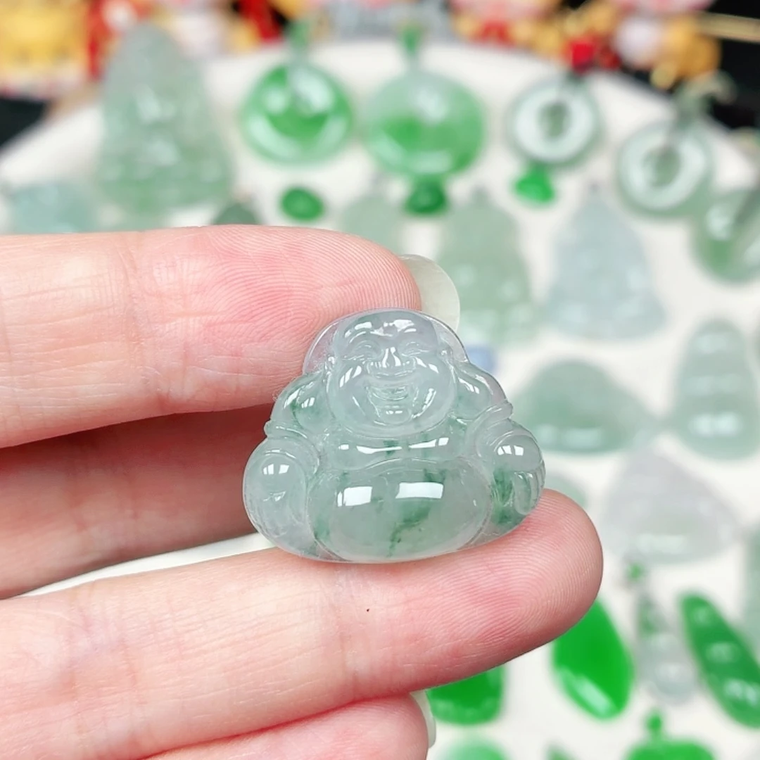 翡翠未镶嵌颈饰缅甸天然A货翡翠