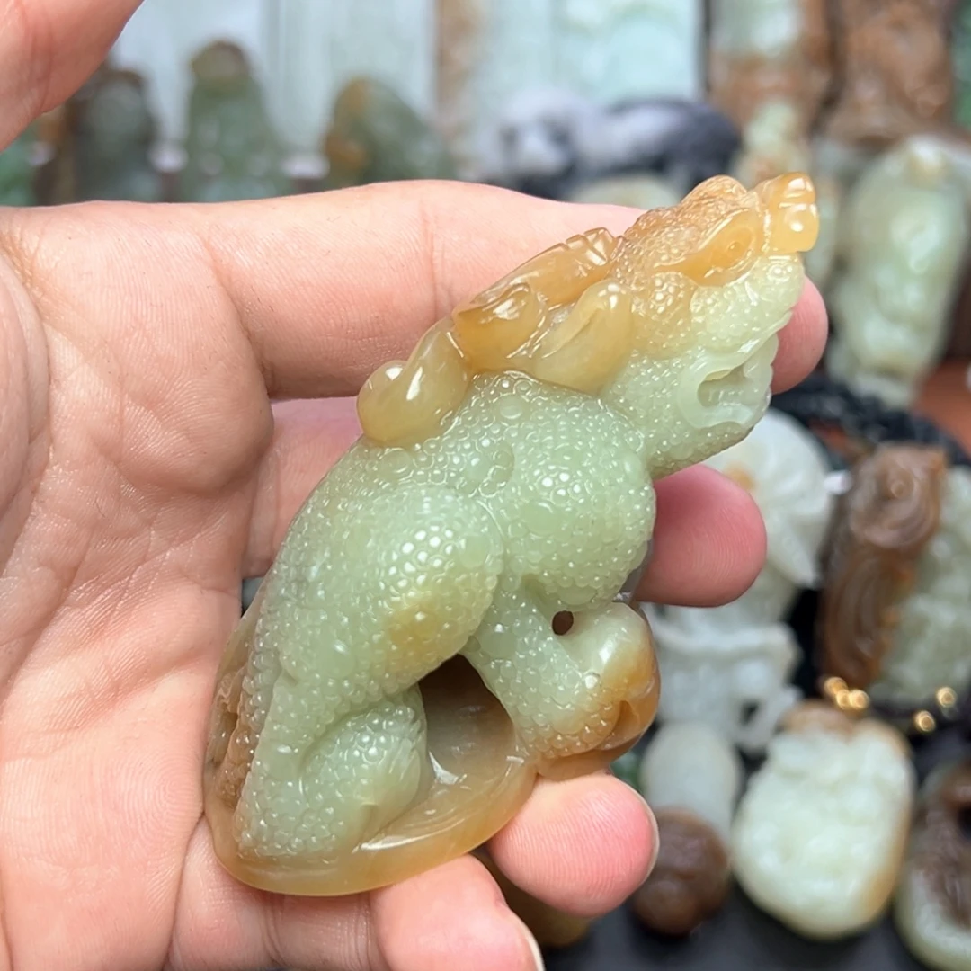 和田玉未镶嵌摆件