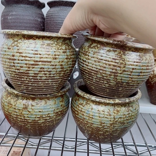 e多肉绿植陶瓷花盆9.9包邮，有空