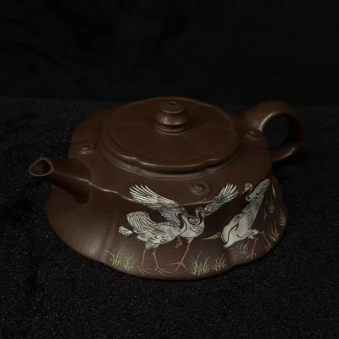 63紫砂壶筋纹海棠/H101853/上海嘉禾拍卖