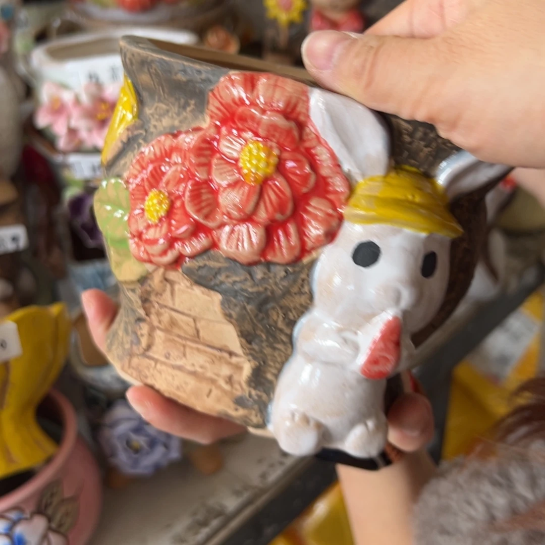 多肉花盆，满20发货爱退款拉黑