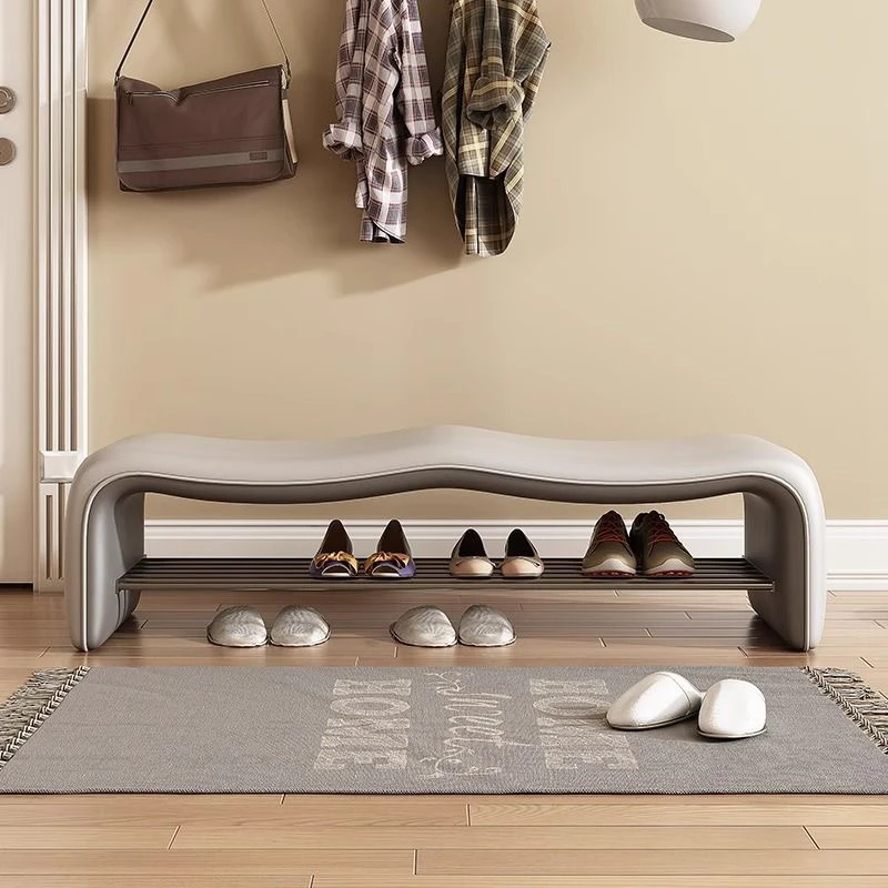 换鞋凳家用门口穿鞋凳入户凳设计师衣帽间沙发凳靠墙长条凳床尾凳