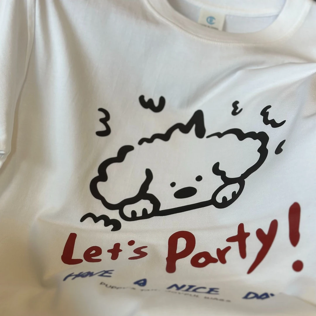 1夏季220克纯棉圆领T恤宽松百搭男女同款花色