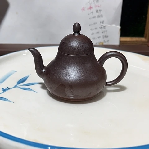 壶***予茶壶紫砂宜兴紫砂瑕品朱泥匣体