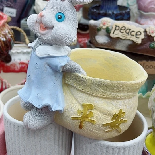 多肉绿植陶瓷花盆9.9包邮