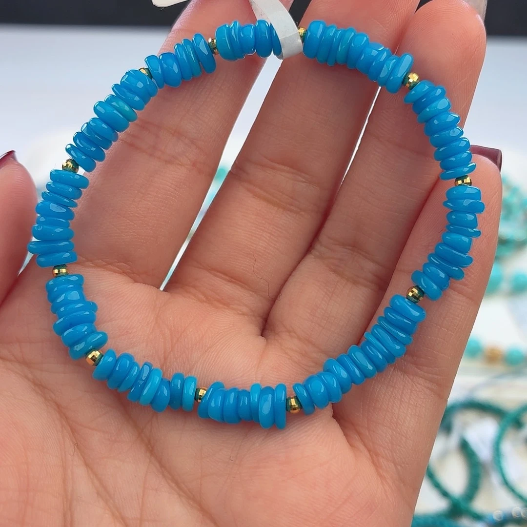 绿松石未镶嵌手串5.5mm