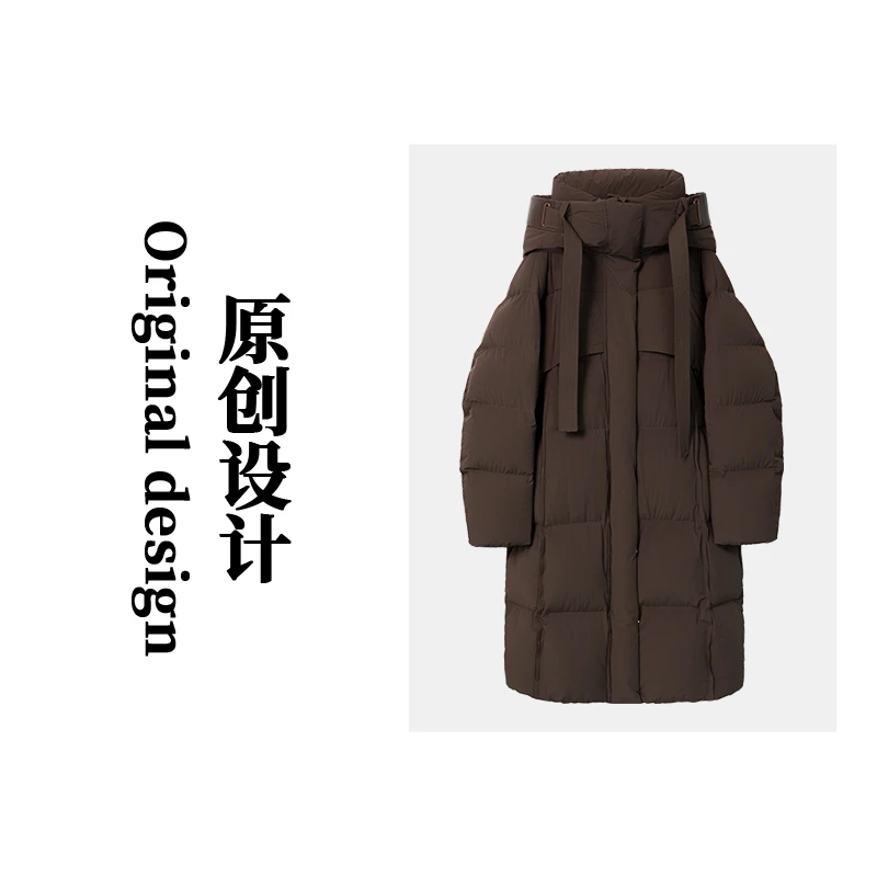 【BLB•板老板】长款小O型前胸压胶羽绒服SDYH2275