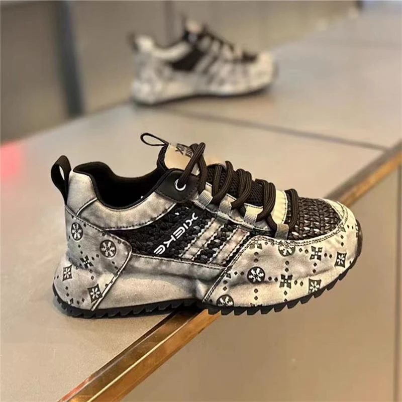 NEW BOLUNE/新百伦男鞋2025新款秋季透气网面防滑休闲运动鞋男生