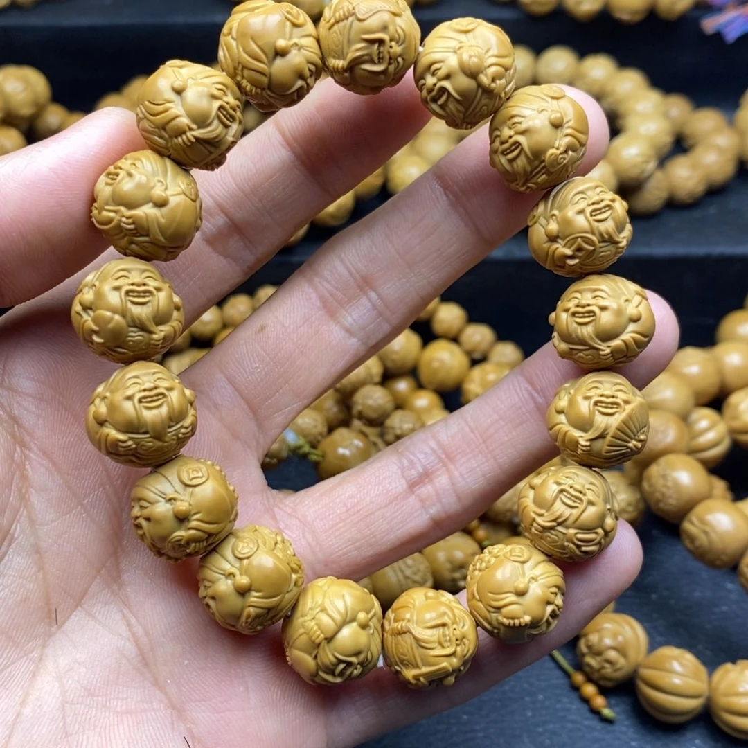 吊坠猴头核桃多宝财神