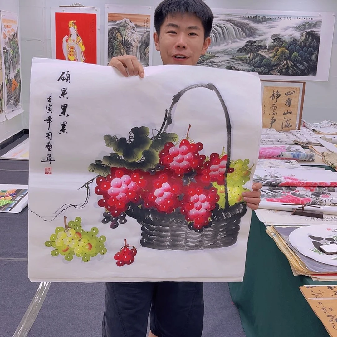 国画宣纸国画纯手绘作品