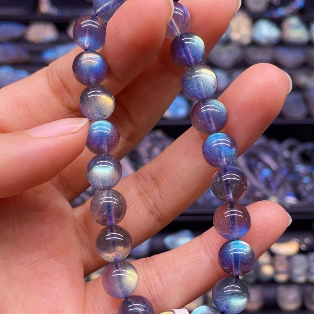 未镶嵌手串长石8.7左右