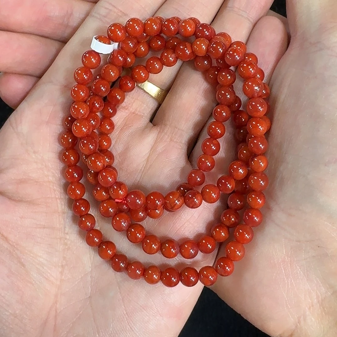 手链未镶嵌南红玛瑙项链多圈原矿南红瓦西双色5加