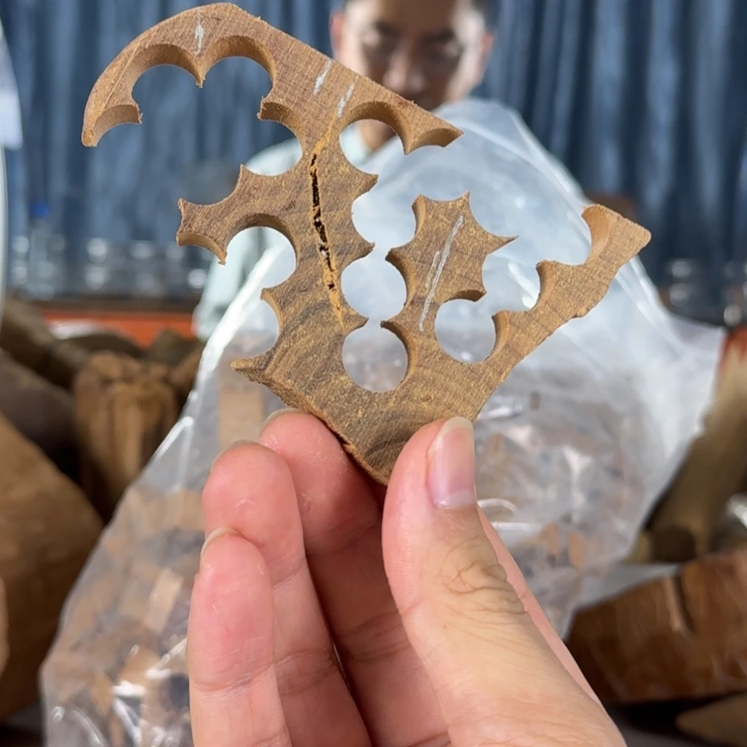 手串/手链檀香木王系列十二号料“百年彩绘”碎料10g