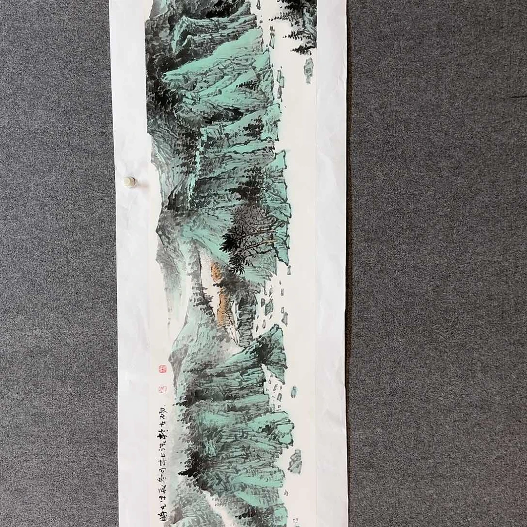 国画杜浩老师手绘山水作品