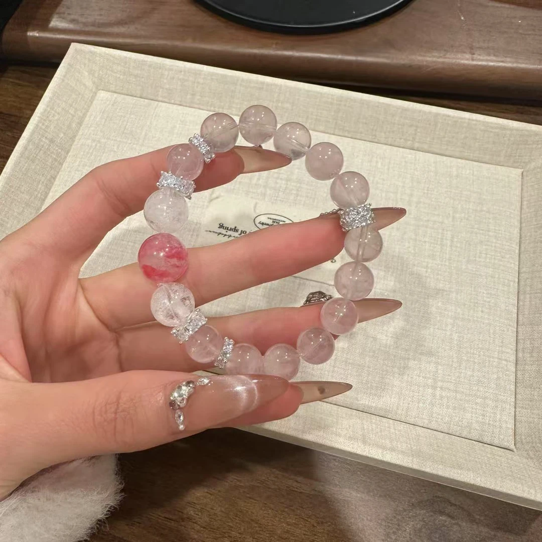 S324 10mm马粉樱花雨设计款手串