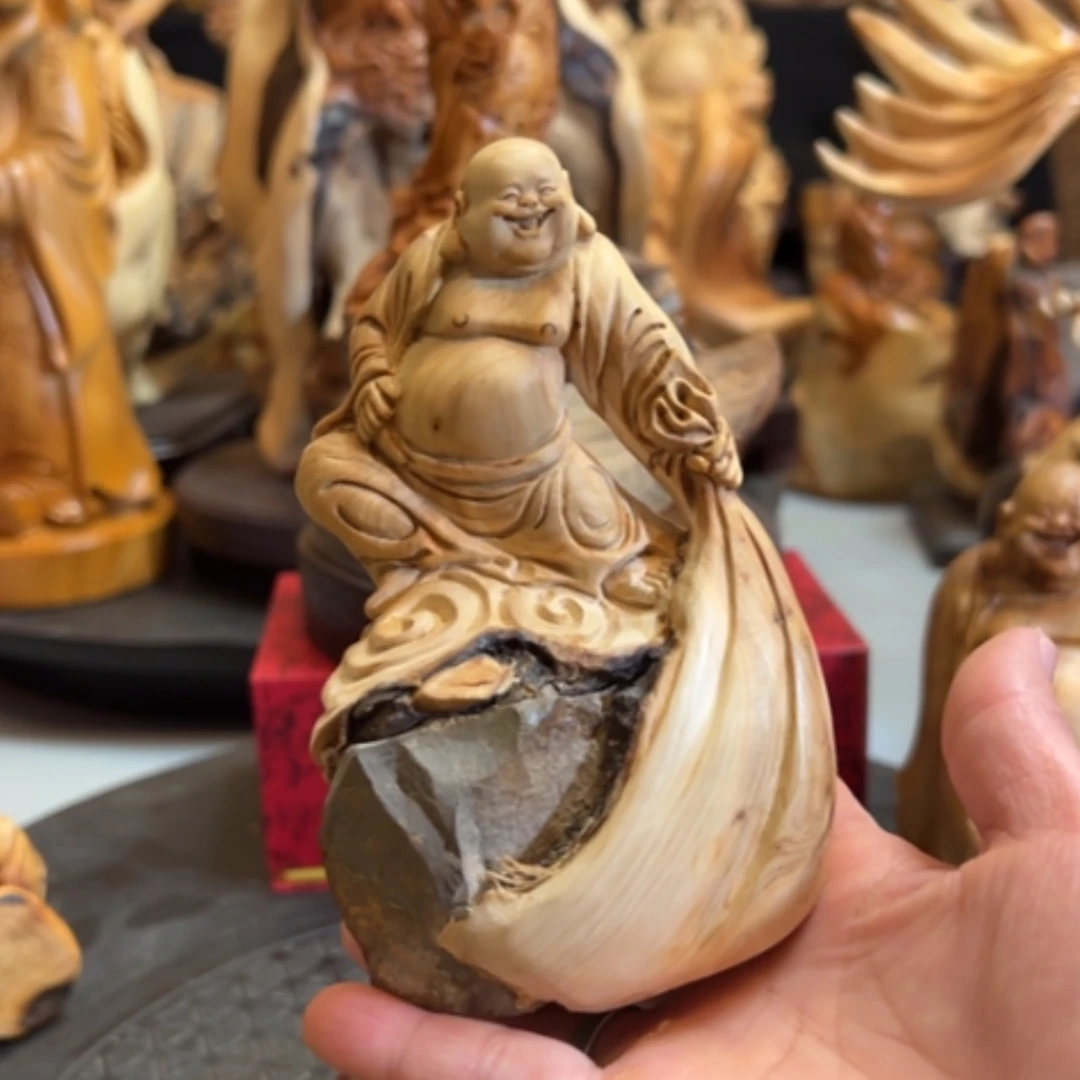 【闪购商品】香榧木工艺品摆件工艺品