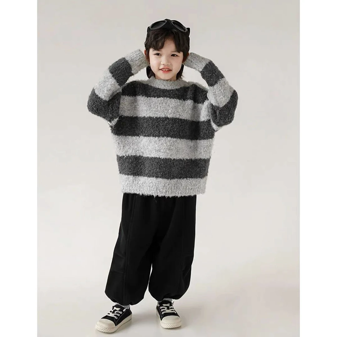 497 新款男童宽松毛衣韩版帅气