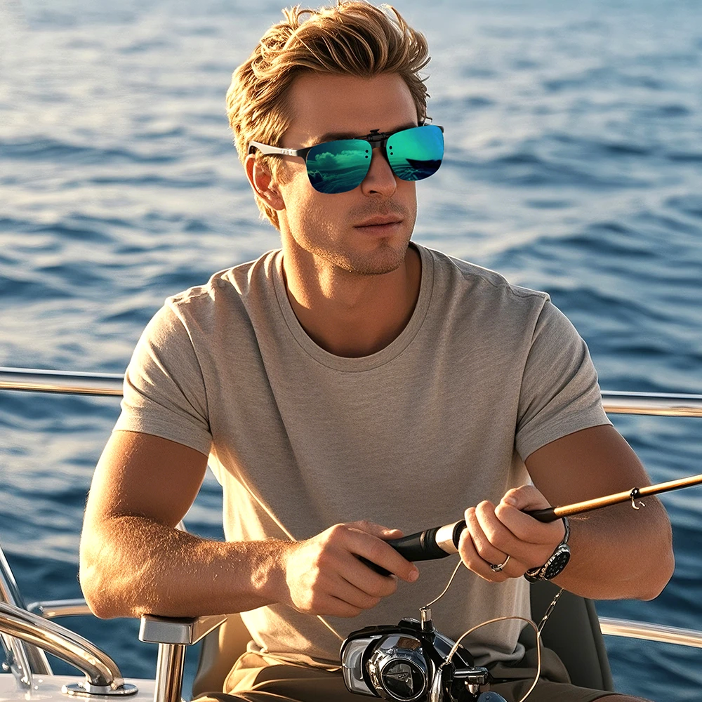 Wiesmann韦斯曼P002夹片户外钓鱼看漂台钓偏光镜近视夹片偏光夹片