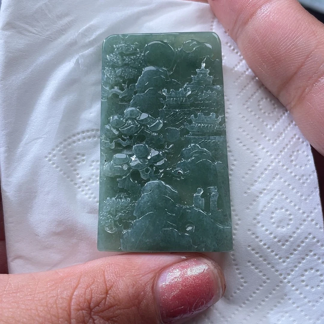 颈饰未镶嵌翡翠翡玉缘翡翠