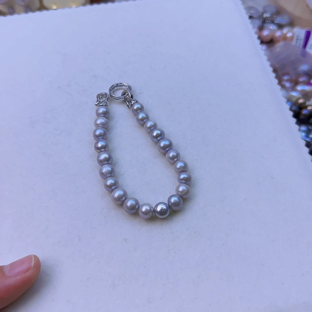 未镶嵌项链定制316淡水珍珠