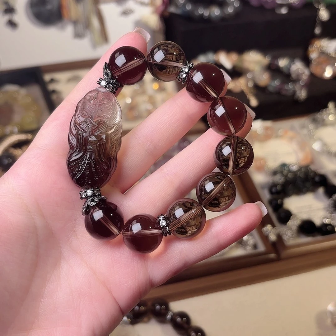 美***星水晶手链合金手串