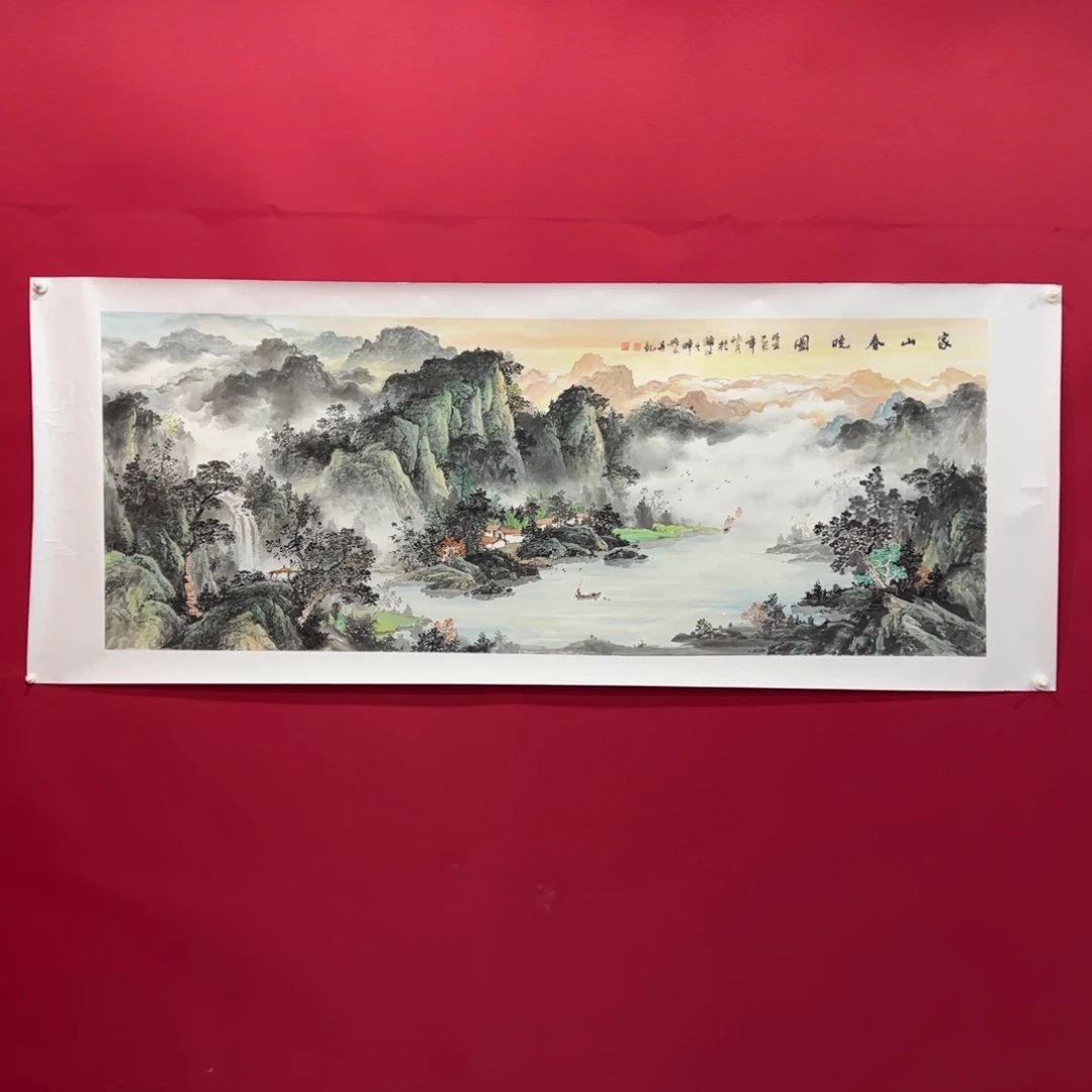 青***水国画刘兴文老师小六尺