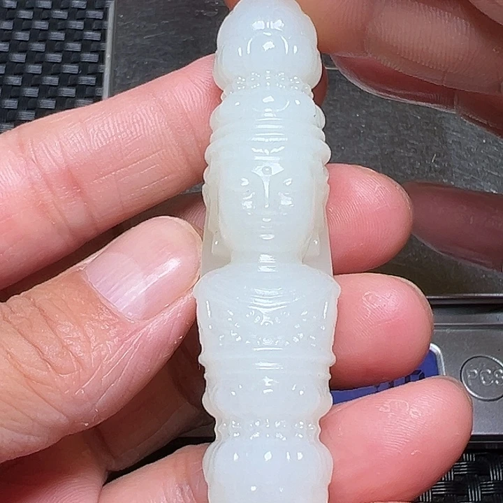 藏***獒和田玉未镶嵌挂件