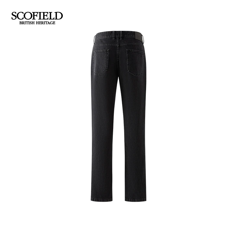 SCOFIELD男装2025年秋冬新品直筒长裤洗水工艺美式休闲牛仔裤男