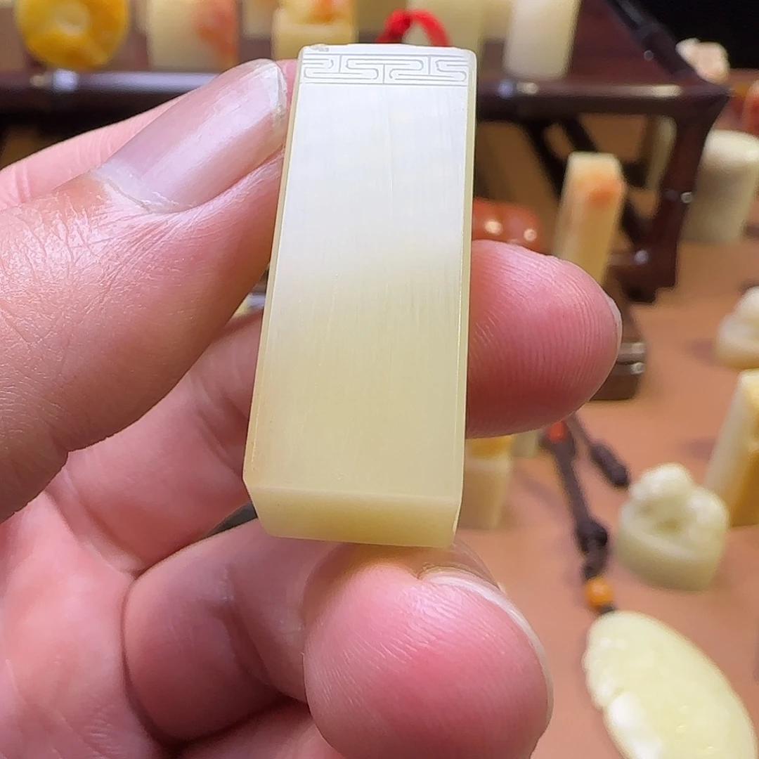 换***情寿山石印石福建寿山石