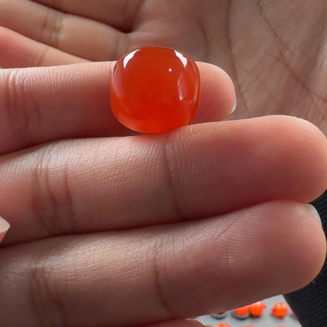 南红玛瑙未镶嵌老型15.2*14.2mm