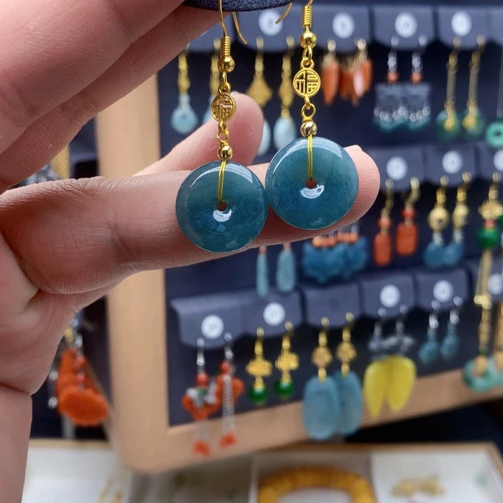 未镶嵌翡翠耳饰耳饰