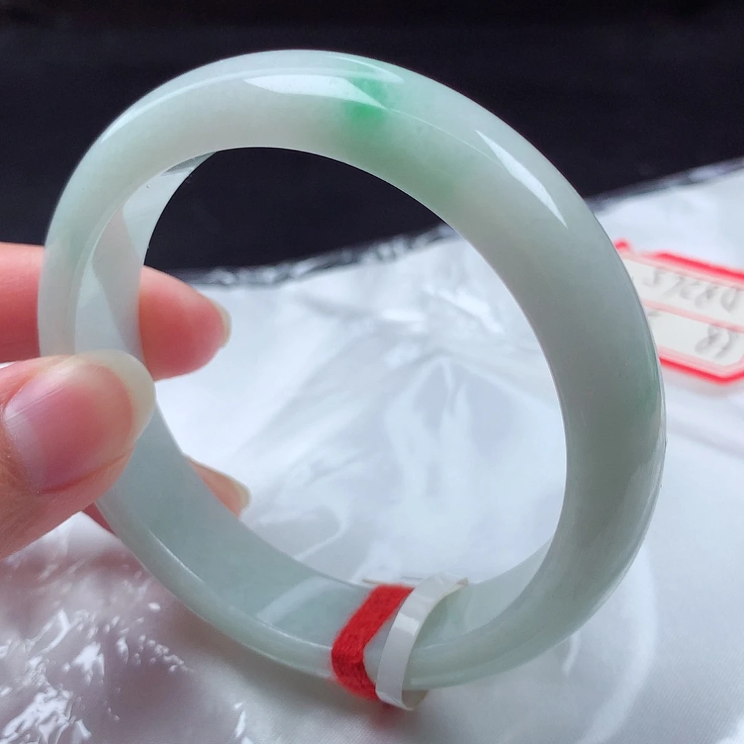 翡翠未镶嵌手镯58圈d8265