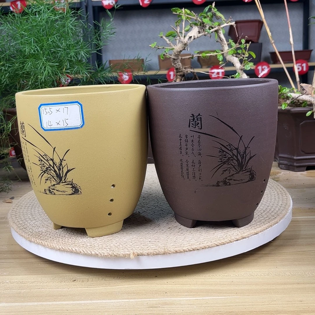 紫砂花盆紫砂花盆