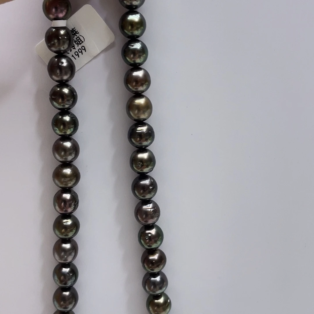 海水珍珠银S925镶嵌颈饰