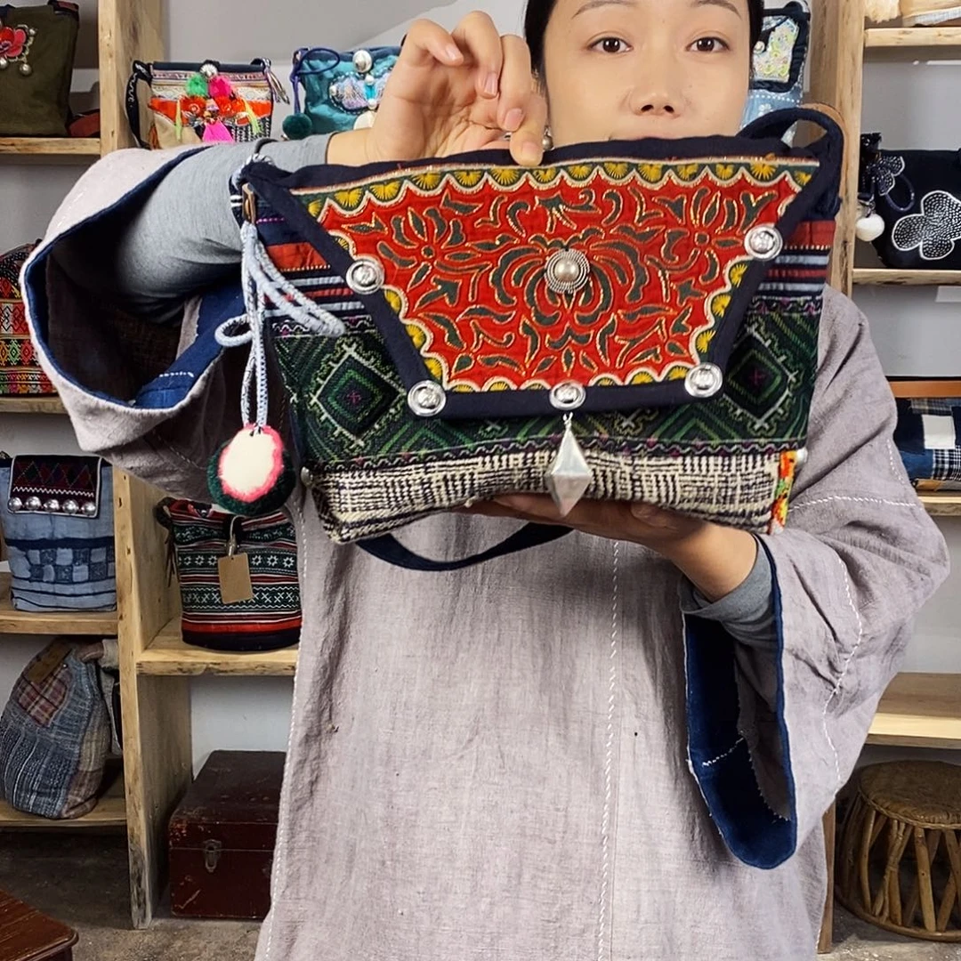 织绣手工制作工艺包包