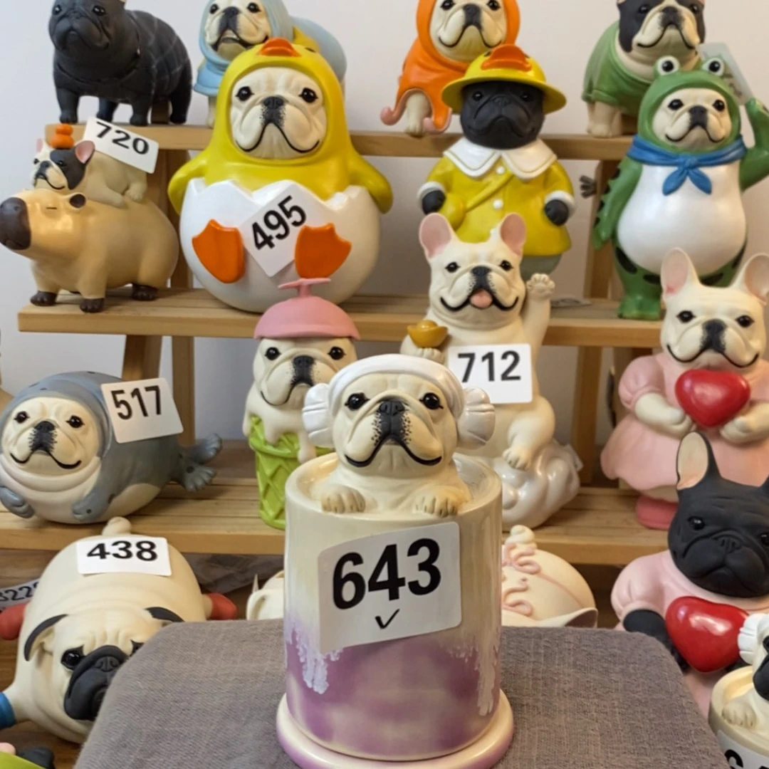 【闪购商品】微瑕643奶油牙签筒陶瓷周边