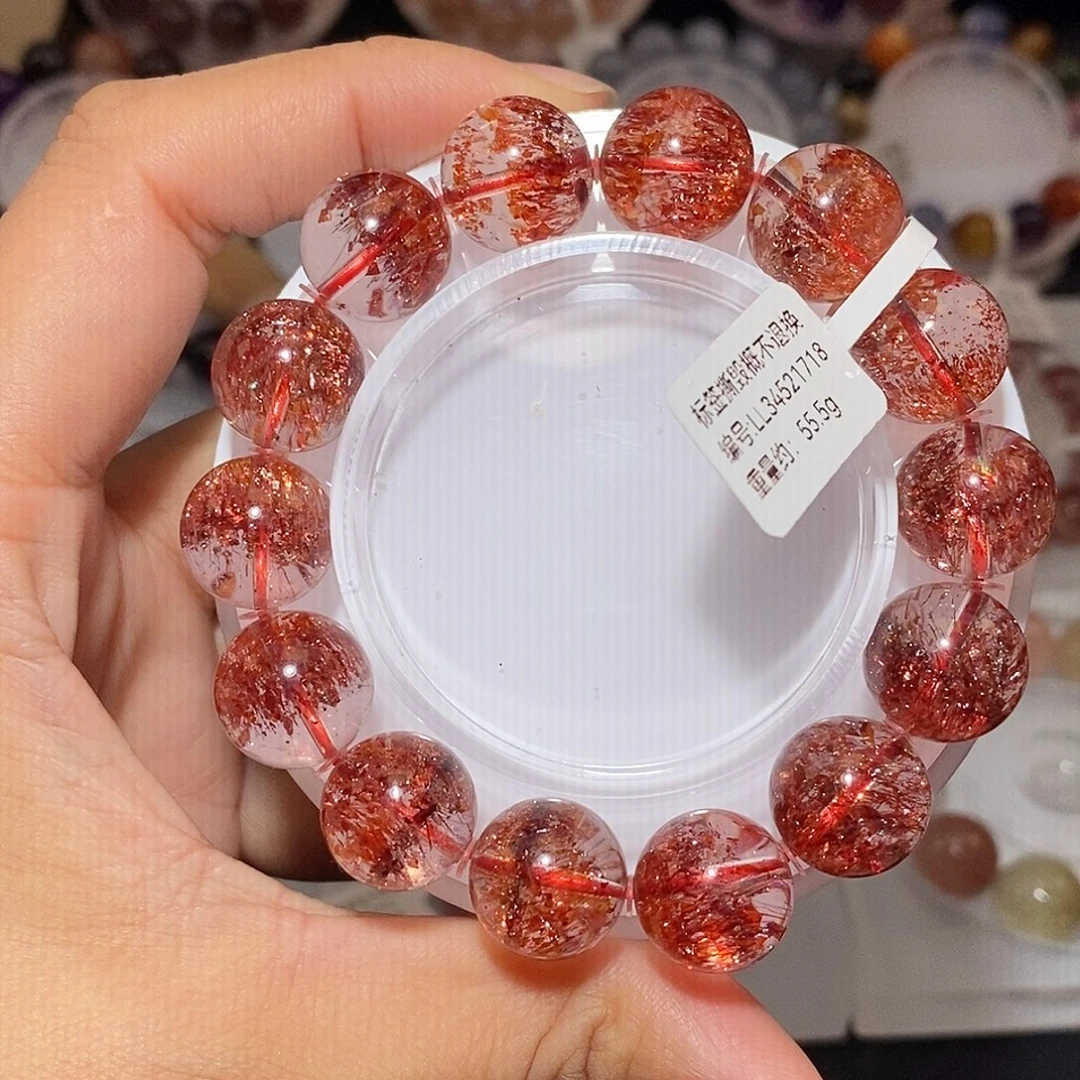 未镶嵌手链水晶金草莓手链14