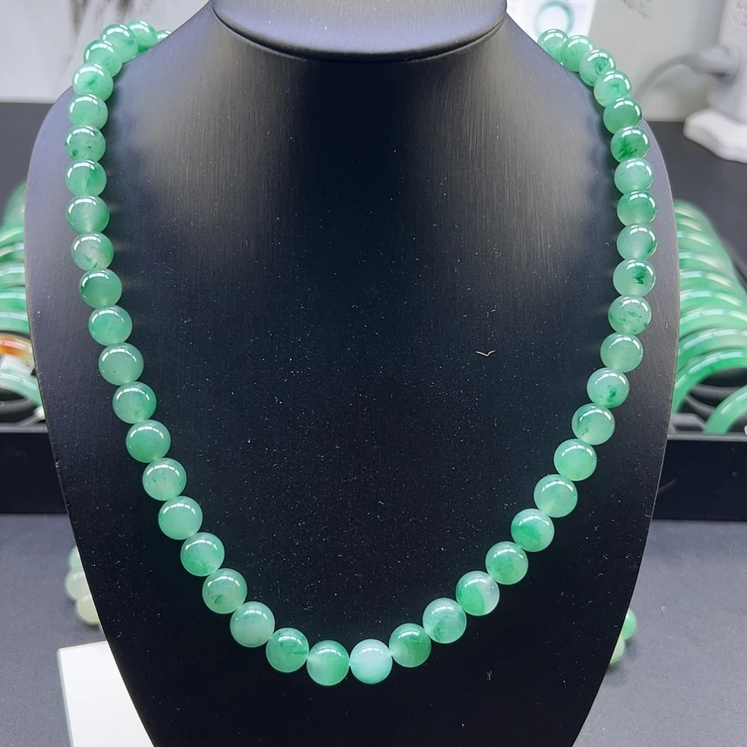 石英质玉未镶嵌项链项链 卡11mm