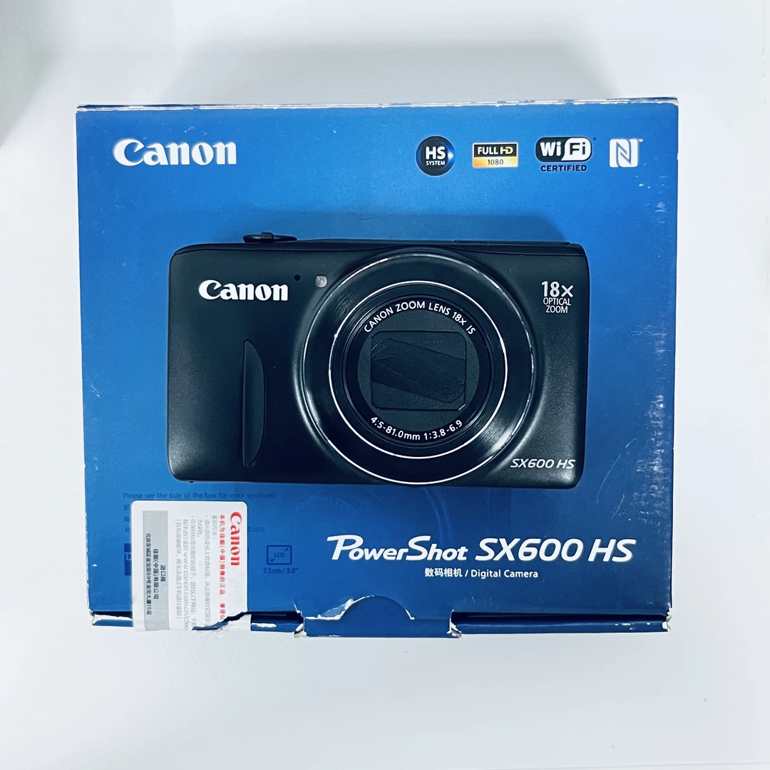 99新 Canon/佳能 sx600原盒原充1600w像素72倍长焦可拍月亮人像