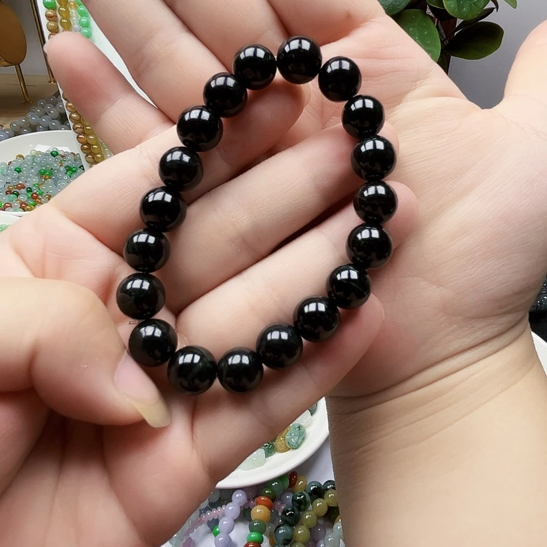 未镶嵌手链翡翠手串
