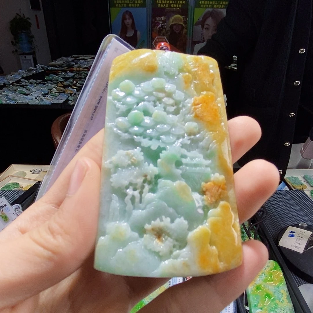颈饰未镶嵌翡翠翡翠