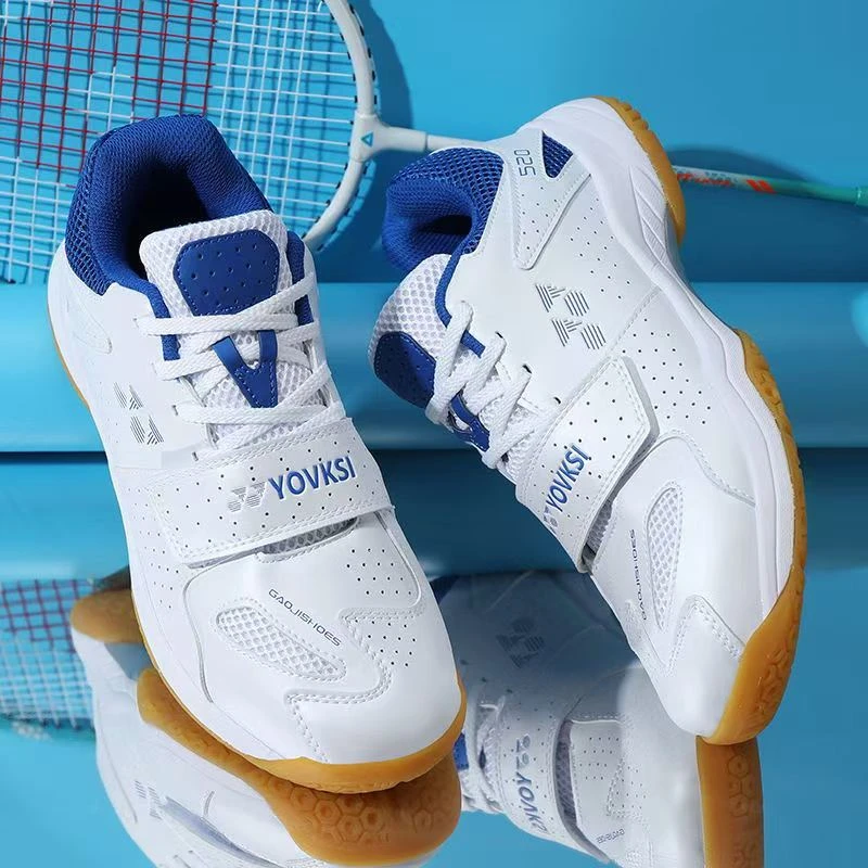 专业防滑包裹性透气羽毛球鞋牛筋底训练鞋耐磨女童女款比赛鞋轻便